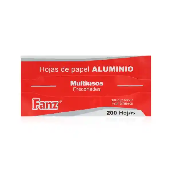 Fanz Papel Aluminio Multi Hoja Precortada