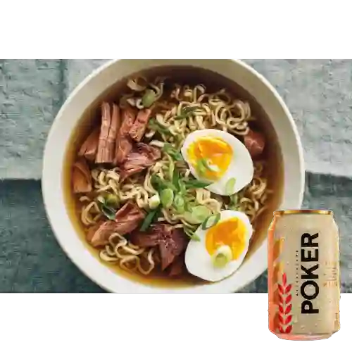 Combo Buta Ramen + Poker Malta 330 ml