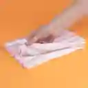 Toalla de Baño Rayas Gris Miniso