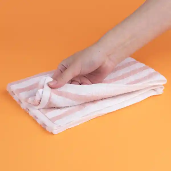 Toalla de Baño Rayas Gris Miniso