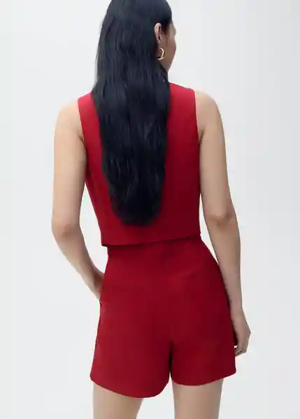 Chaleco Max Granate Talla S Mujer Mango
