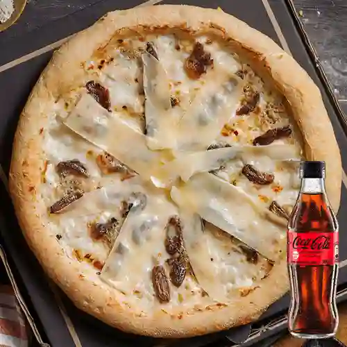 Combo Pizza Datiles + Coca Cola Sin Azúcar 300ML