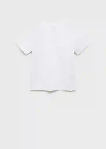 Camiseta Basica8 Blanco Talla 10 Niños Mango