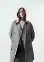 Chaqueta Mujer Gris Elefante Medio Talla S 523G036 Naf Naf