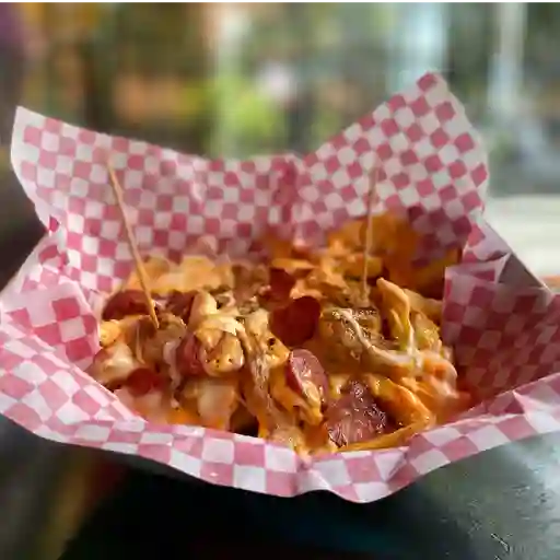 Salchipapas especial