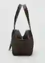 Bolso M Mauri Chocolate Talla 99 Mujer Mango