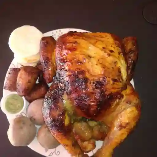 Combo pollo asado tradicional