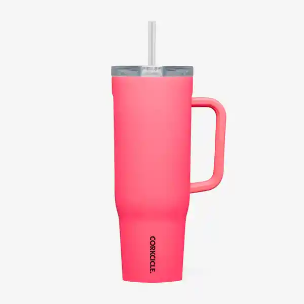 Corkcicle Vaso Térmico Cruiser Con Asa de Agarre Rosado 40 Oz