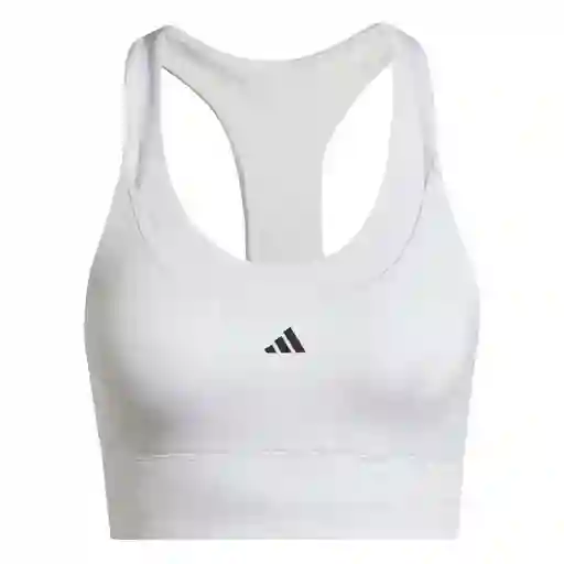 Adidas Crop Run Ms Pkt Bra Mujer Blanco Mab