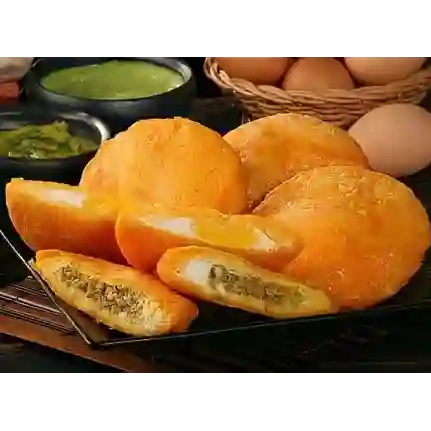 Arepa de Huevo con Carne X3
