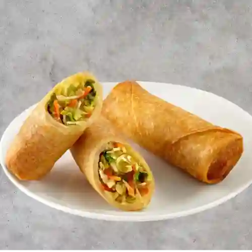 Lumpias con Vegetales y Pollo