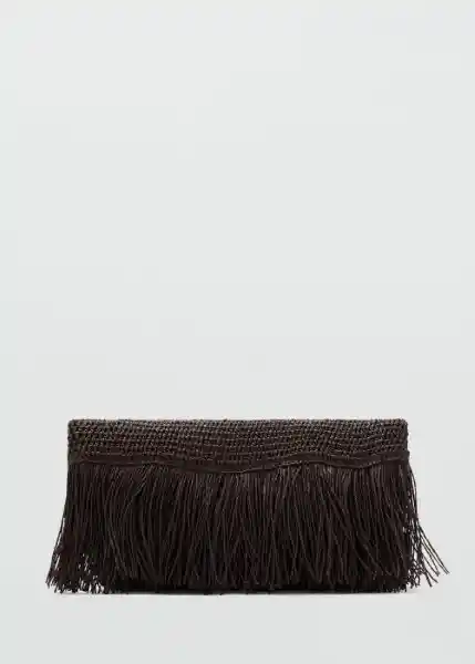 Bolso M Bryan Chocolate Talla 99 Mujer Mango