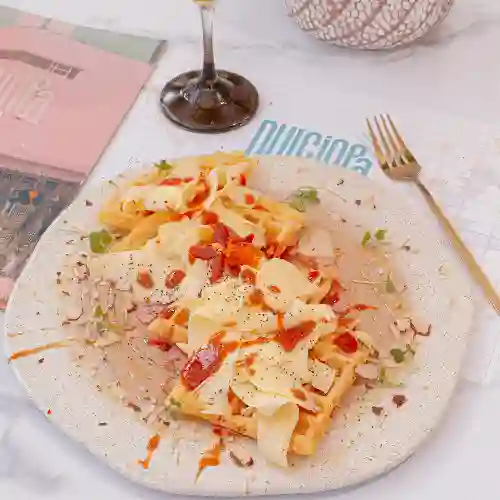 Waffle de Pan de Yuca Bocadillo