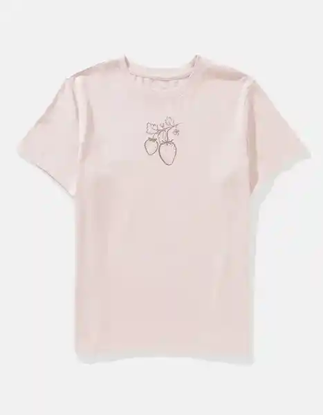 Camiseta Mujer Morado Talla: X-SMALL 9929535 American Eagle