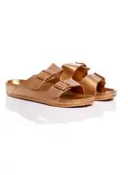 Sandalias Eva T/Birken Mujer Dorado Talla 35 People