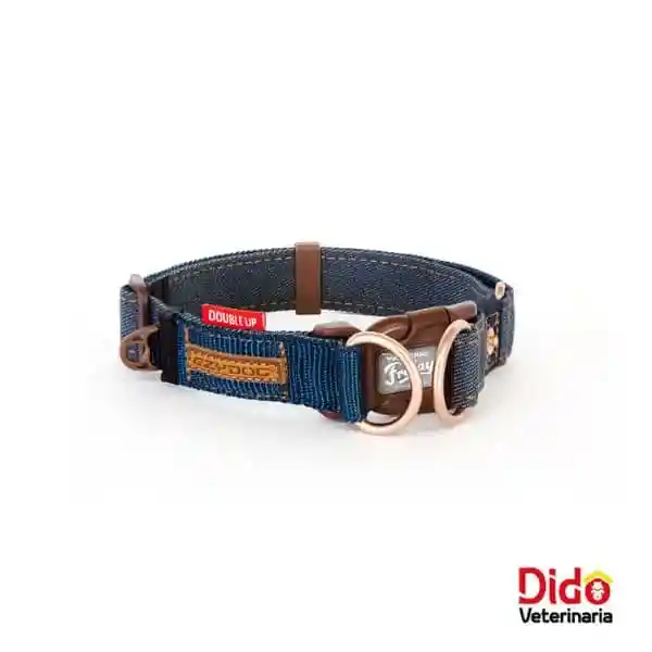 Ezy Dog Collar Para Mascota Double up Denim L