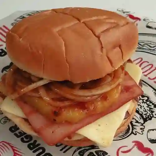 Hamburguesa Hawaiana