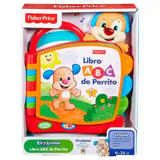 Mattel Juguete Ríe y Aprende Libro Abc Perrito