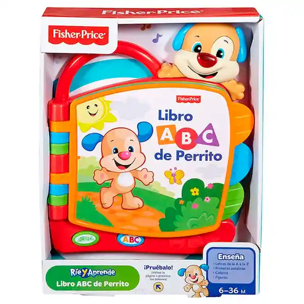 Mattel Juguete Ríe y Aprende Libro Abc Perrito