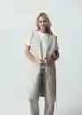 Chaqueta Mujer Crudo Pluma Medio 522G025 Naf Naf