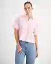 Camisa Rosa Magenta Medio Talla XL 619F031 Esprit