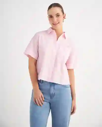 Camisa Rosa Magenta Medio Talla XL 619F031 Esprit
