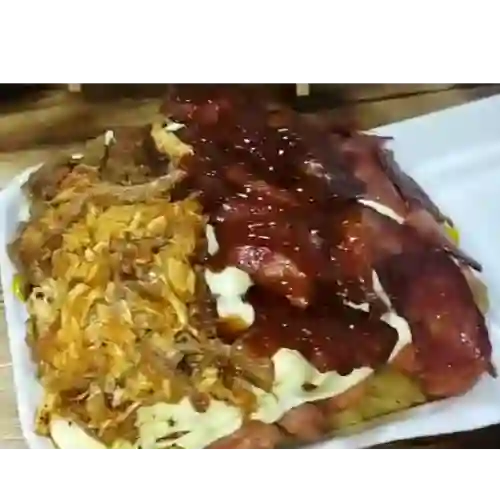 Salchipapa Mixto