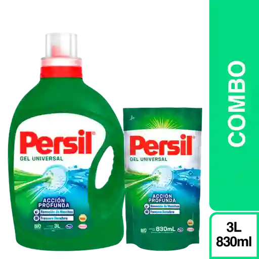 Combo Detergente Líquido Persil Acción Profunda
