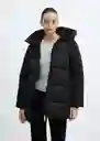 Abrigo Anorak Tokyo Negro Talla 24 Mujer Mango