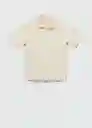 Polo Blai Blanco Talla XXL Hombre Mango