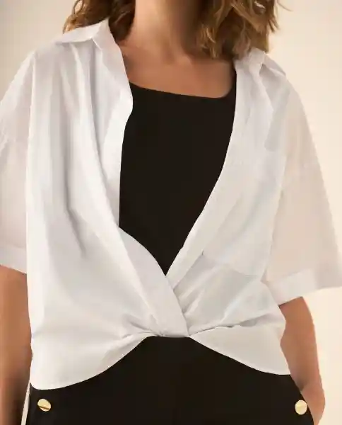 Camisa Blanco Radiante Claro Talla L 113G011 Esprit