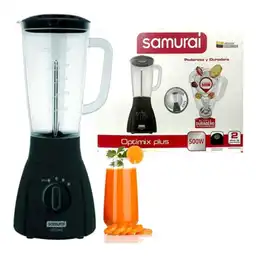 Samurai Licuadora Optimix Plus 2 Velocidades Gris Oscuro