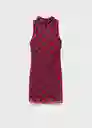 Vestido Martina Violeta Talla M Mujer Mango