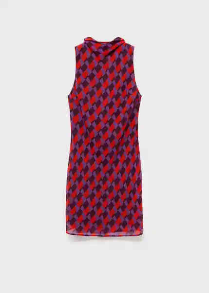 Vestido Martina Violeta Talla M Mujer Mango