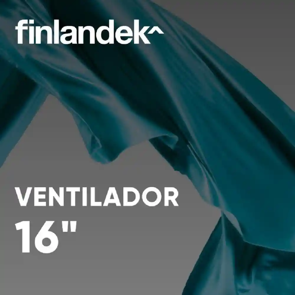 Finlandek Ventilador 3 en 1 de 16P Negro