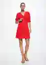 Vestido Nataliac-W Rojo Talla XL Mujer Mango