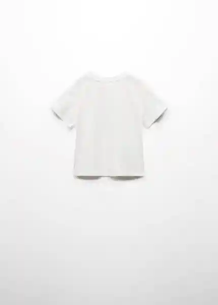 Camiseta Pancho Offwhite Talla 70 Niño Mango