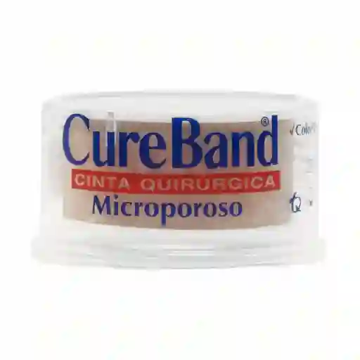 Cure Band Micropore Color Piel 1/2 X