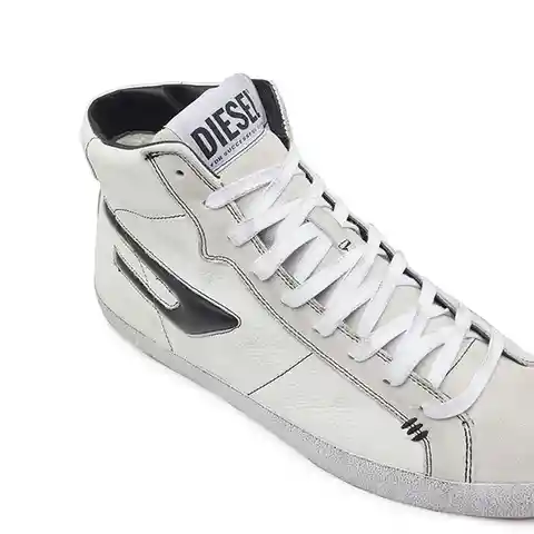 Diesel Tenis S-Leroji Mid Blanco Talla 9