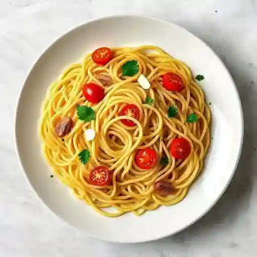 Spaghetti Al Limone, Acciughe E Ricotta Forte