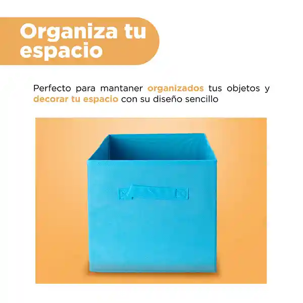 Organizador de Tela Cuadrada Serie Rainbow Azul Miniso