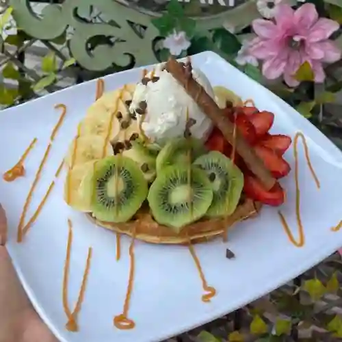 Waffle Clásico de Vainilla