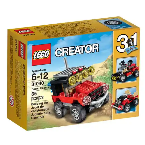 Lego Set de Construcción Deportivos Del Desierto