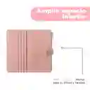 Cartera Larga Para Mujer Rosa Serie Miniso