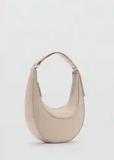 Bolso M Moon Off White Mujer Mango