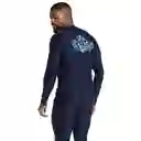 Camiseta Manga Larga Sunshine True Dot Linear Talla L Speedo