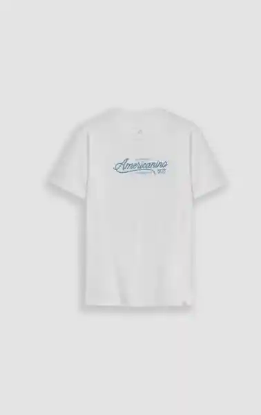 Camiseta Mujer Crudo Talla S 602G020_CRU110607 Americanino