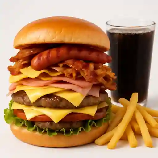 Tosha burger ranchera - combo