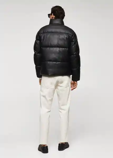 Abrigo Anorak Boulder Negro Talla XXL Hombre Mango
