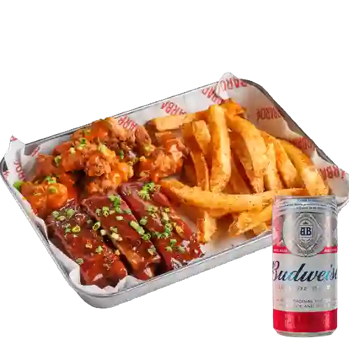 Combo Barbaro Mix Personal + Budweiser Lta 269ml
